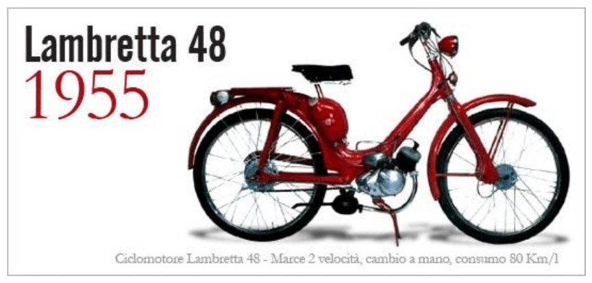 LAMBRETTA 48 1955
