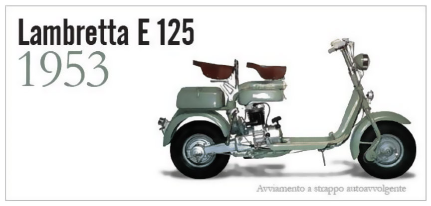 LAMBRETTA E 125 1953