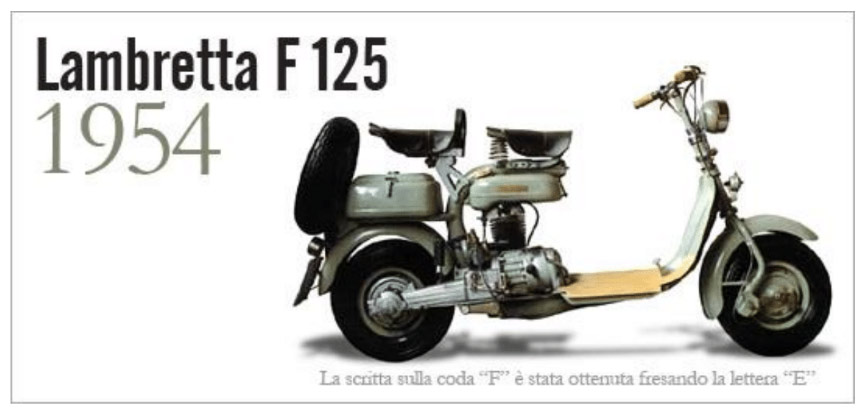 LAMBRETTA F 125 1954