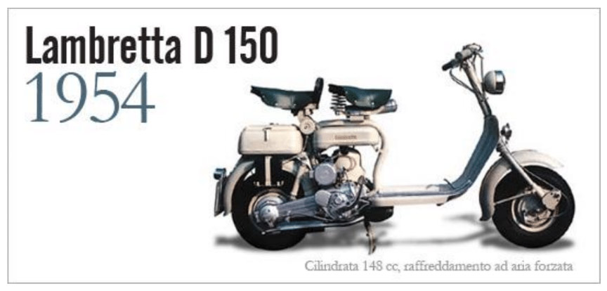 LAMBRETTA D 150 1954