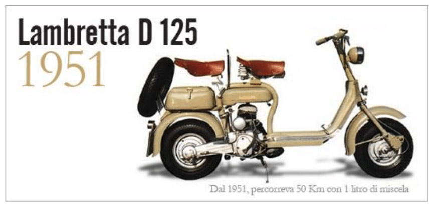 LAMBRETTA D 125 1951